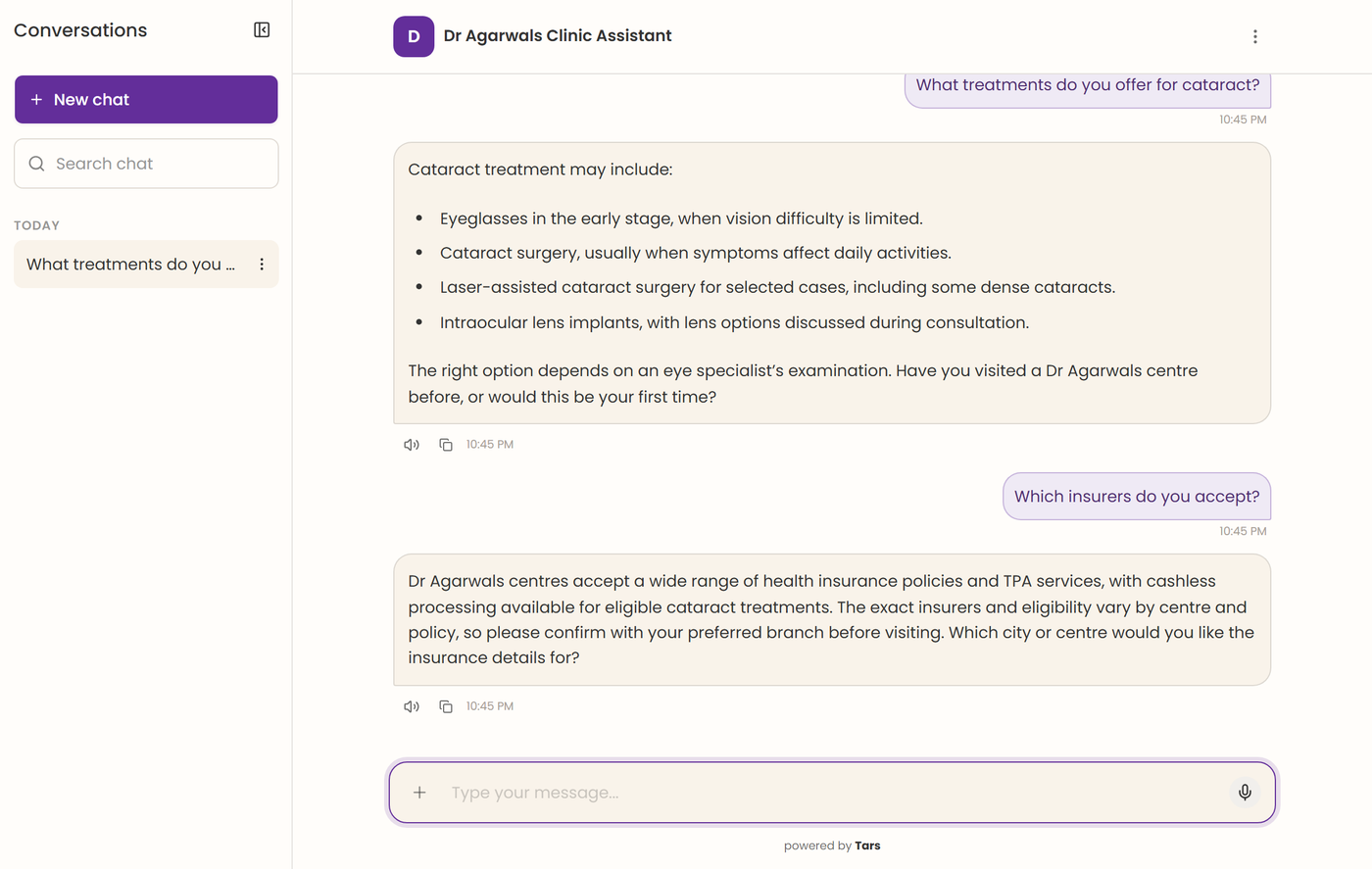 AI Patient Intake Agent